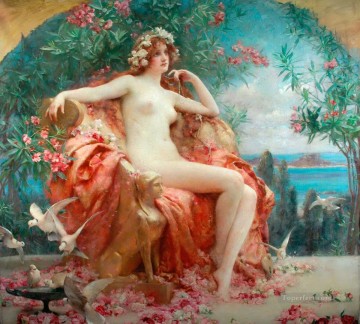 Rosas de la Juventud Henrietta Rae Desnudo Clásico Pinturas al óleo